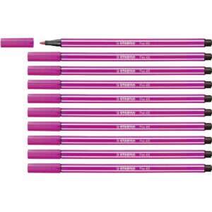 Markør Stabilo Pen 68 Pink (10 Dele)