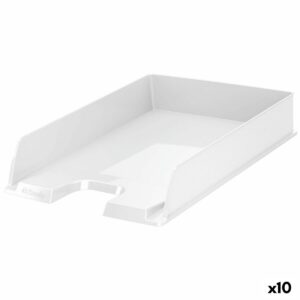 Sorteringsbakke Esselte Europost polystyren A4 Hvid (10 enheder)