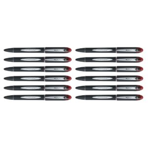 Liquid ink ballpoint pen Uni-Ball Rollerball Jestsream SX-210 Rød 12 enheder