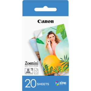 Glossy fotopapir Canon Canon Zoemini ZINK Photo Paper - 20 Sheets 20 Ark