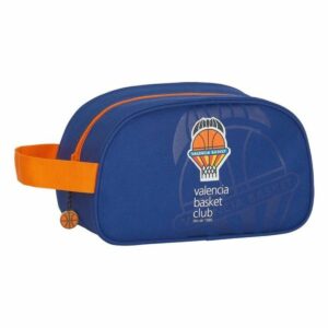 Skoletoilettaske Valencia Basket M248 Blå Orange 26 x 15 x 12 cm