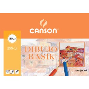 Tegnepapir Canson Basik 250 Ark Hvid 250 Dele