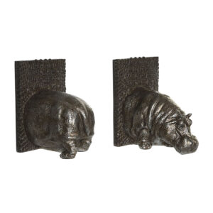 Držalo za knjige DKD Home Decor 15 x 11 x 17 cm Harpiks Kolonistil