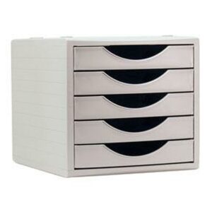 Modulært arkiveringsskab Archivo 2000 ArchivoTec Serie 4000 34 x 27 x 26 cm Plastik 5 skuffer Din A4