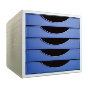 Modulært arkiveringsskab Archivo 2000 ArchivoTec Serie 4000 34 x 27 x 26 cm Plastik 5 skuffer Din A4