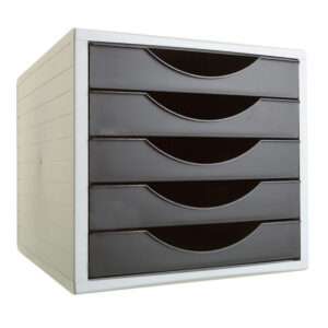 Modulært arkiveringsskab Archivo 2000 ArchivoTec Serie 4000 34 x 27 x 26 cm Plastik 5 skuffer Din A4