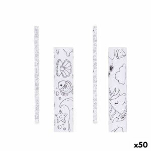 Gavepapir Pincello Hvid 70 x 150 cm (50 enheder)