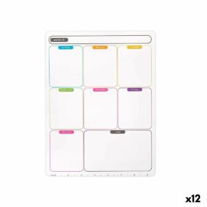 Ugentlig Planner Pincello Hvid A4 22 x 33 x 0,5 cm Magnet (12 enheder)