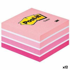 Notesblokken Post-it 76 x 76 mm Pink 450 Ark (12 enheder)