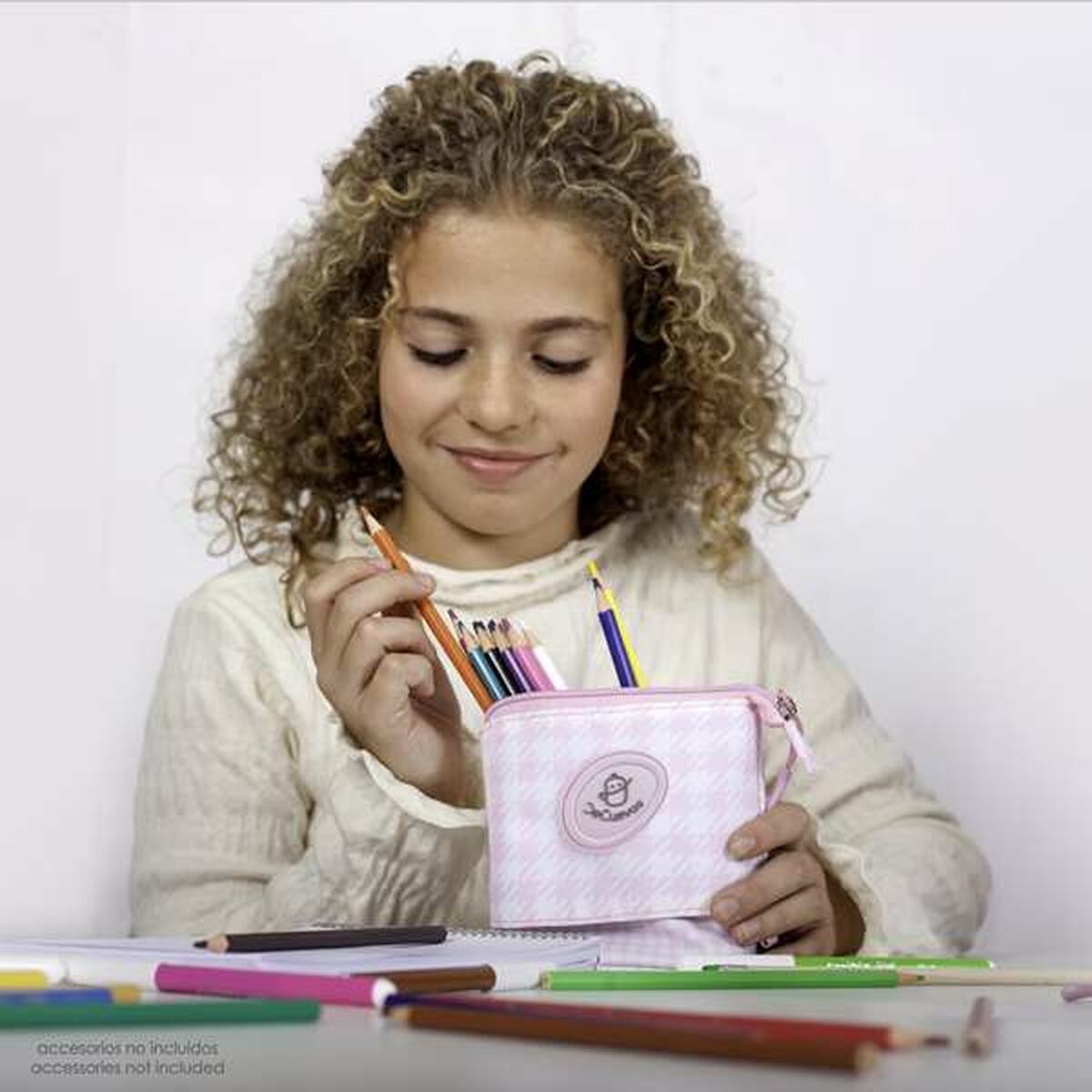 Blyantholder Decuevas Niza Pink 18 x 7 x 8 cm Convertible – billede 3