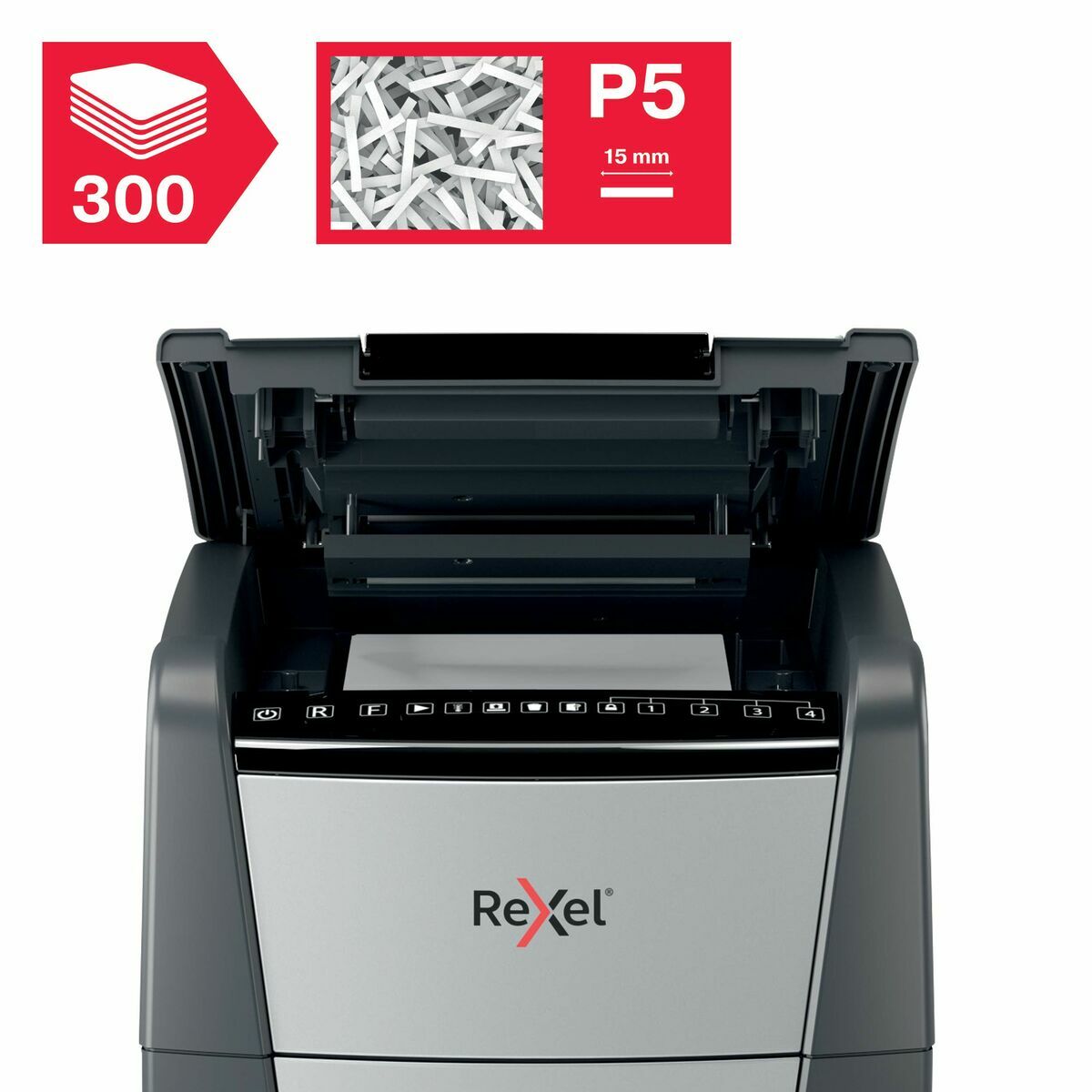 Micro-Cut Papirmakulator Rexel Optimum Auto+ 300M 60 L – billede 5