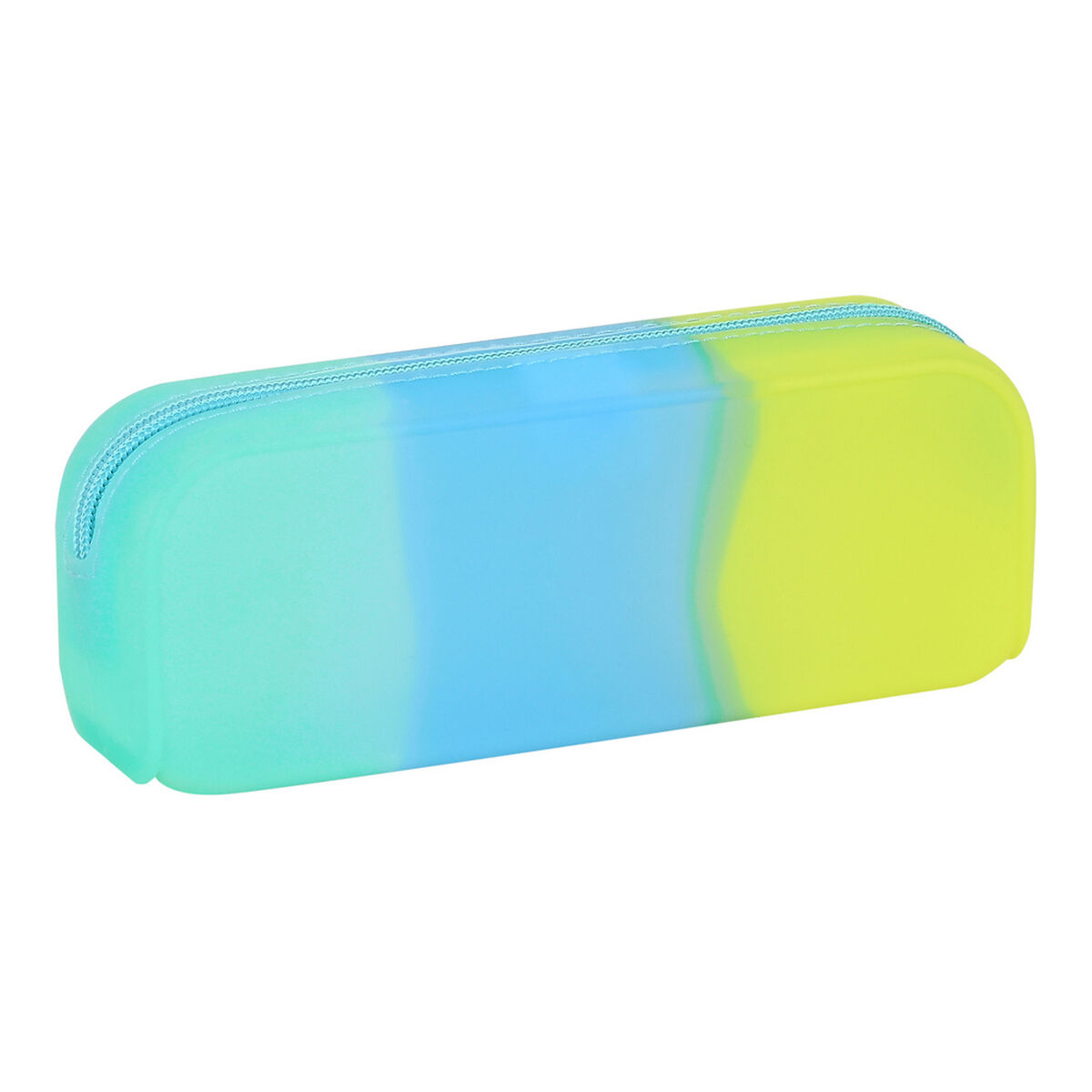 Penalhus Safta Blå Grøn Gul (18.5 x 7.5 x 5.5 cm) – billede 3