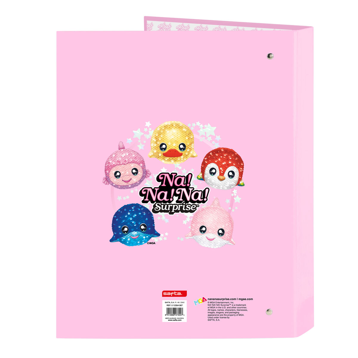 Ringbind Sparkle Na! Na! Na! Lyserød 26,5 x 33 x 4 cm – billede 3