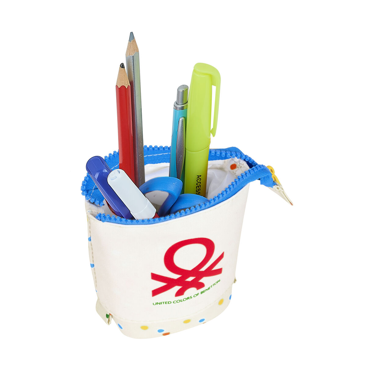 Penalhus Kop Benetton Topitos Hvid (8 x 19 x 6 cm) – billede 5