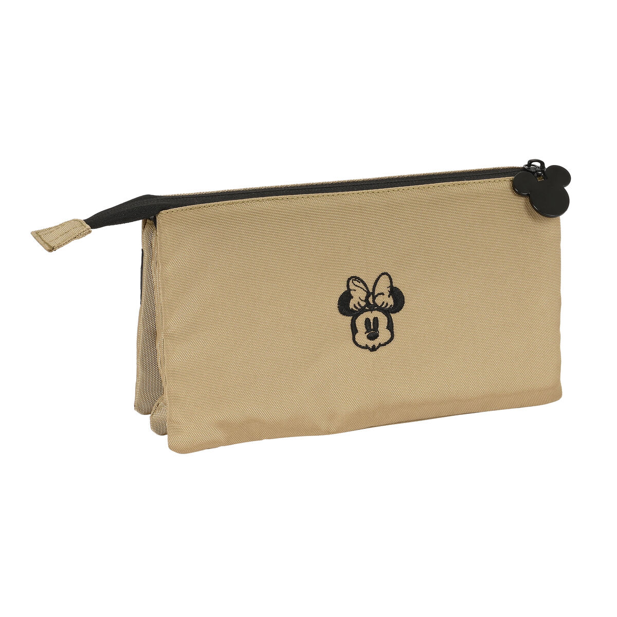 Tredobbelt bæretaske Minnie Mouse Premium Beige (22 x 12 x 3 cm) – billede 1
