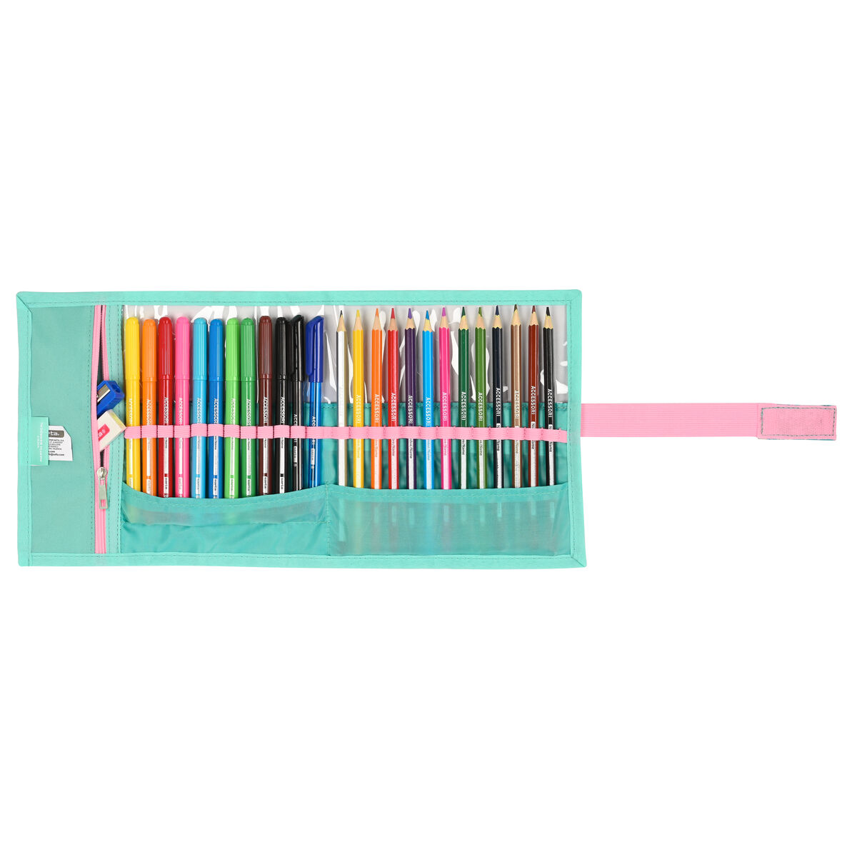 Penalhus med Tilbehør Vicky Martín Berrocal Mint paradise Mint (27 Dele) (7 x 20 x 7 cm) – billede 3