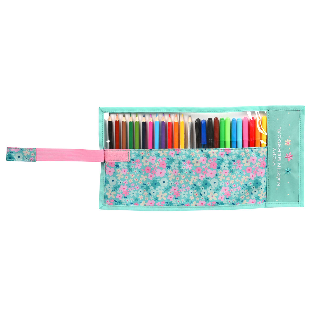 Penalhus med Tilbehør Vicky Martín Berrocal Mint paradise Mint (27 Dele) (7 x 20 x 7 cm) – billede 2