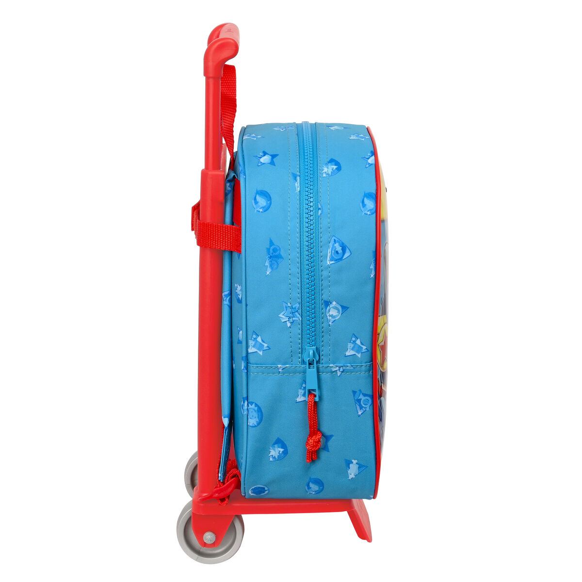 Skolerygsæk med Hjul SuperThings Rescue force Blå 22 x 27 x 10 cm – billede 3