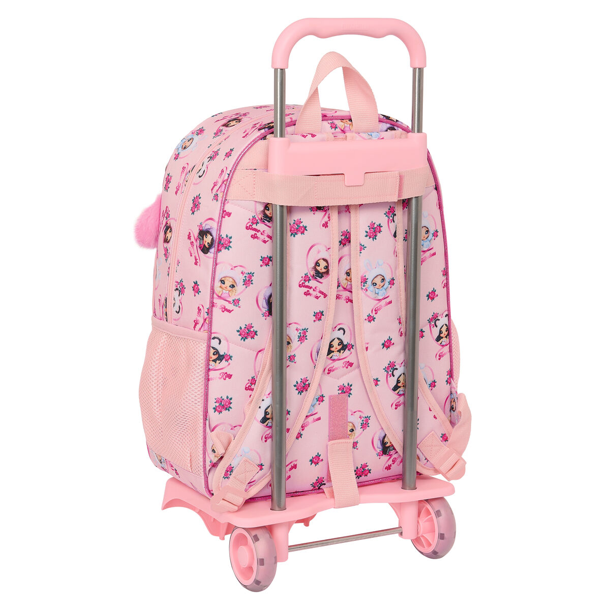 Skolerygsæk med Hjul Na!Na!Na! Surprise Fabulous Pink 33 x 42 x 14 cm – billede 2
