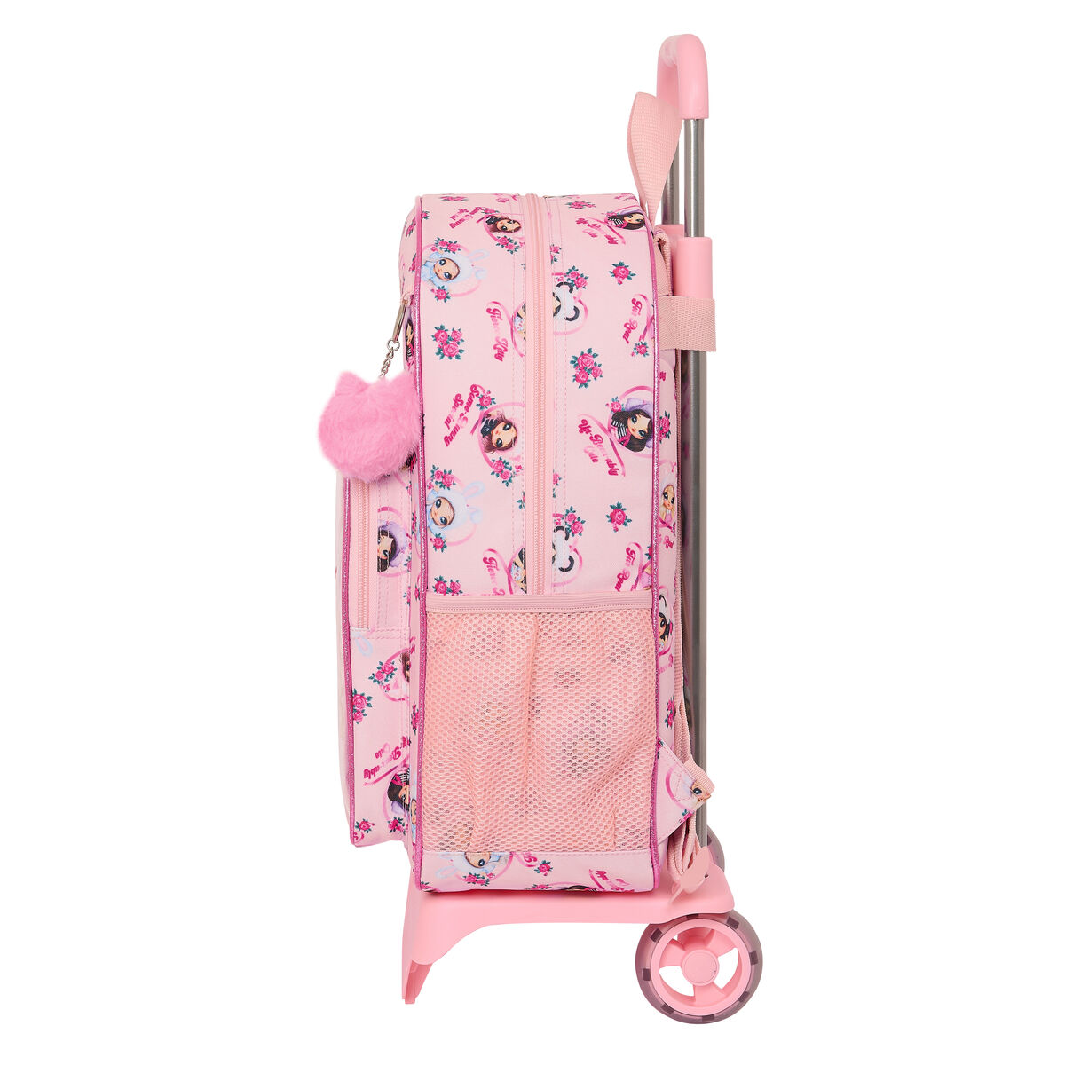 Skolerygsæk med Hjul Na!Na!Na! Surprise Fabulous Pink 33 x 42 x 14 cm – billede 3