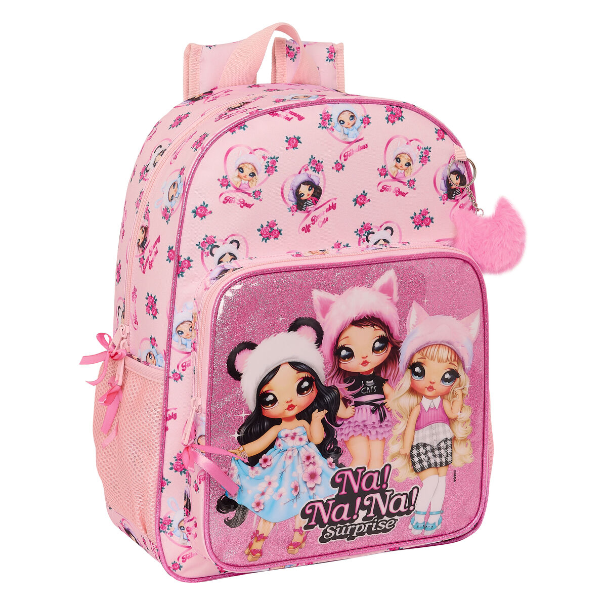 Skoletaske Na!Na!Na! Surprise Fabulous Pink 33 x 42 x 14 cm – billede 1