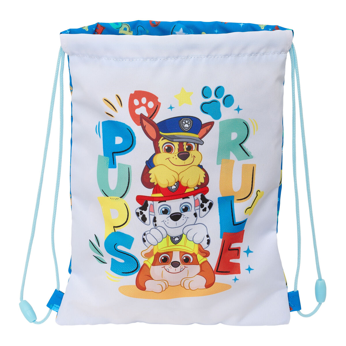 Rygsæk med Snore The Paw Patrol Pups rule Blå – billede 1