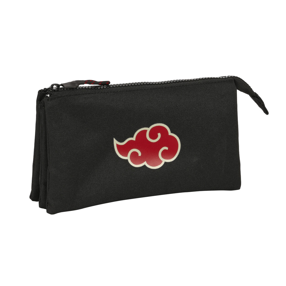 Tredobbelt bæretaske Naruto Sort 22 x 12 x 3 cm – billede 1