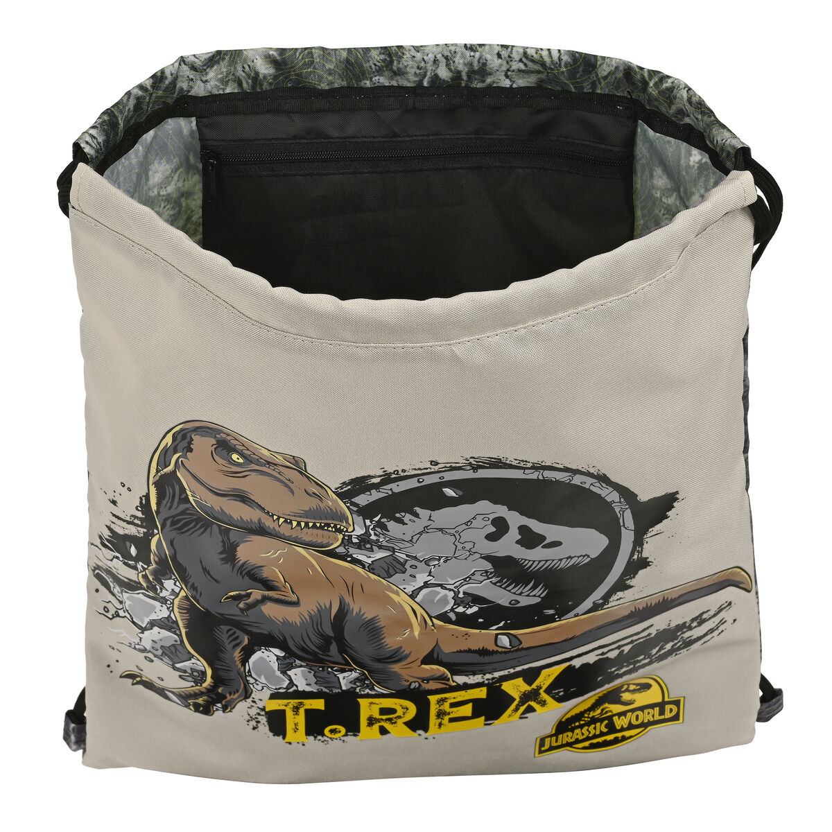 Rygsæk med Snore Jurassic World Warning Grå 35 x 40 x 1 cm – billede 2