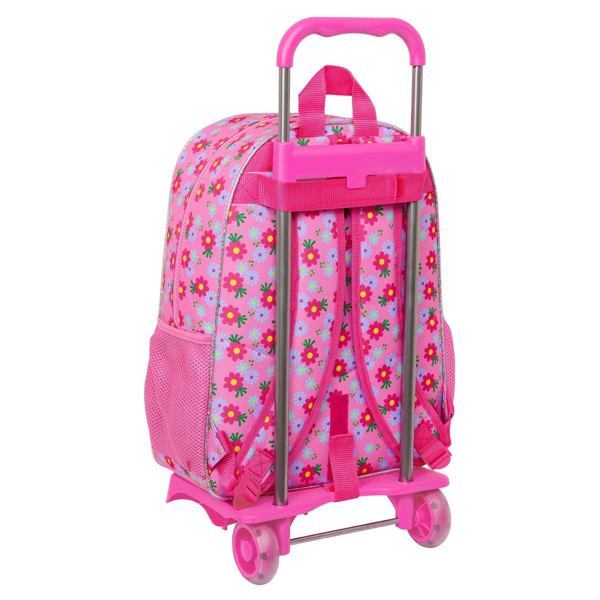 Skolerygsæk med Hjul Trolls Pink 33 x 42 x 14 cm – billede 2