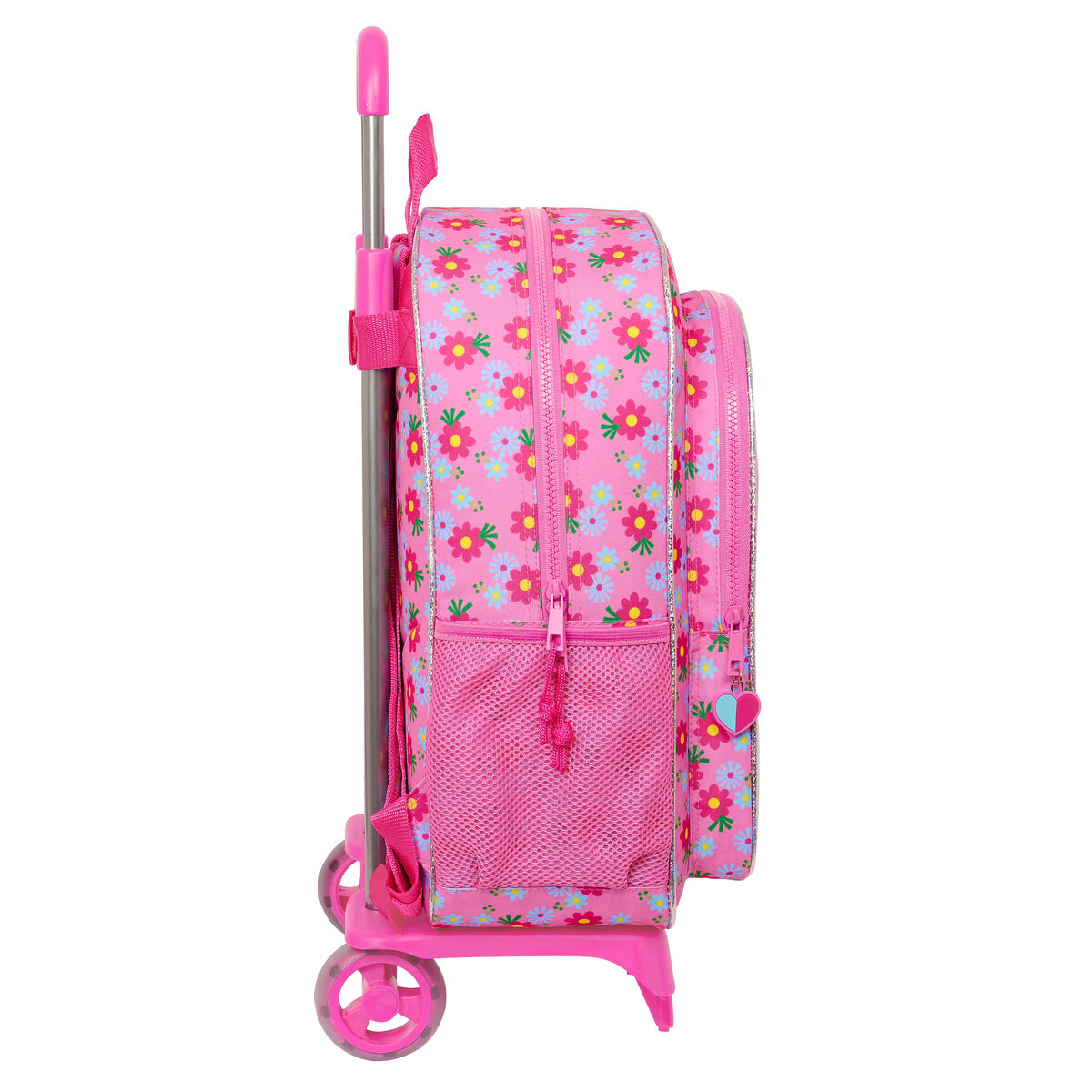Skolerygsæk med Hjul Trolls Pink 33 x 42 x 14 cm – billede 3