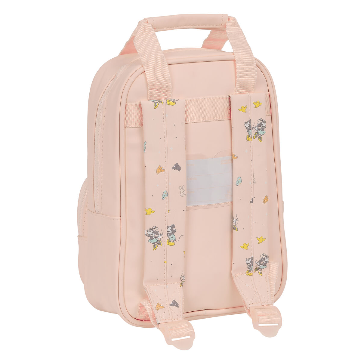 Skoletaske Minnie Mouse Baby Pink 20 x 28 x 8 cm – billede 3