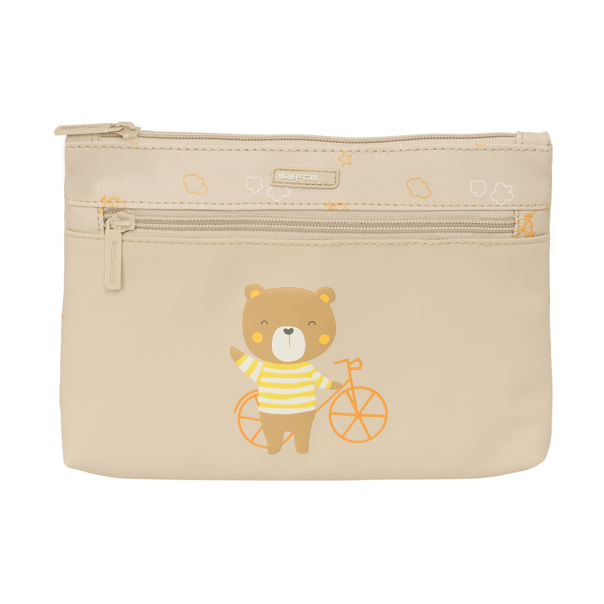 Penalhus Safta Osito Bjørn Beige 23 x 16 x 3 cm – billede 1