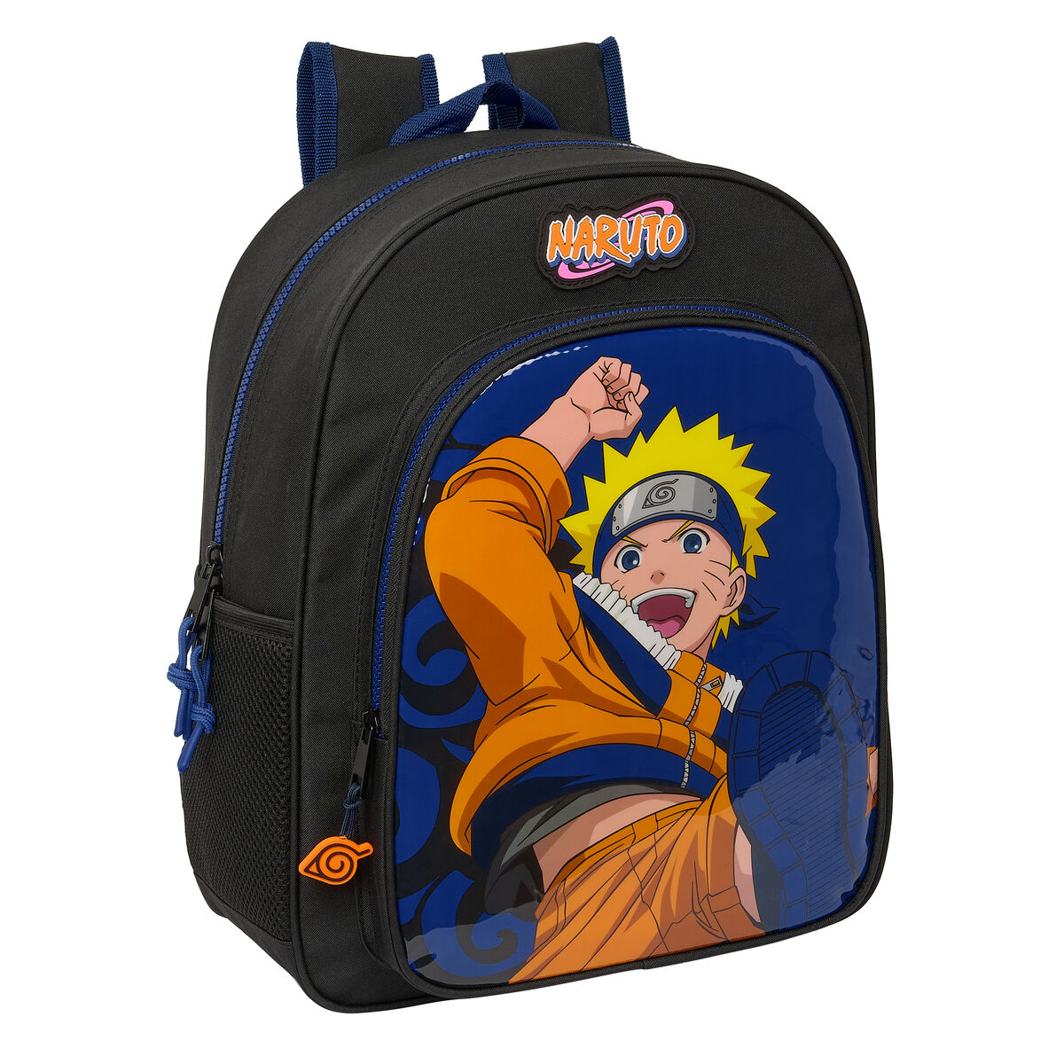 Skoletaske Naruto Ninja Blå Sort 32 x 38 x 12 cm – billede 1