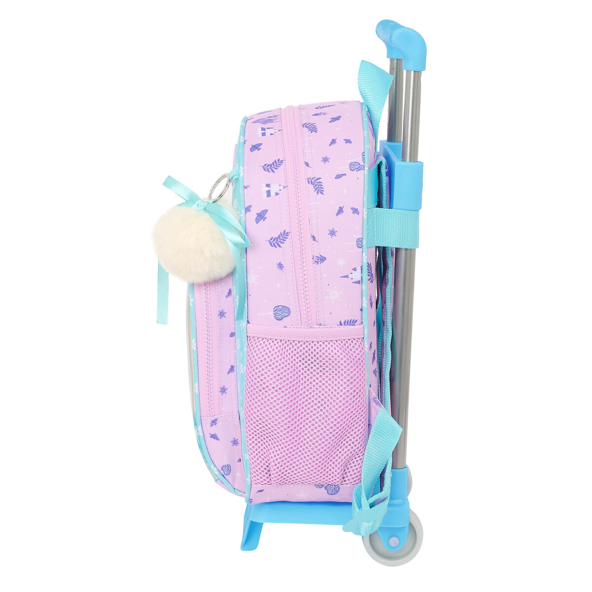 Skolerygsæk med Hjul Frozen Cool days Violet Himmelblå 28 x 34 x 10 cm – billede 2