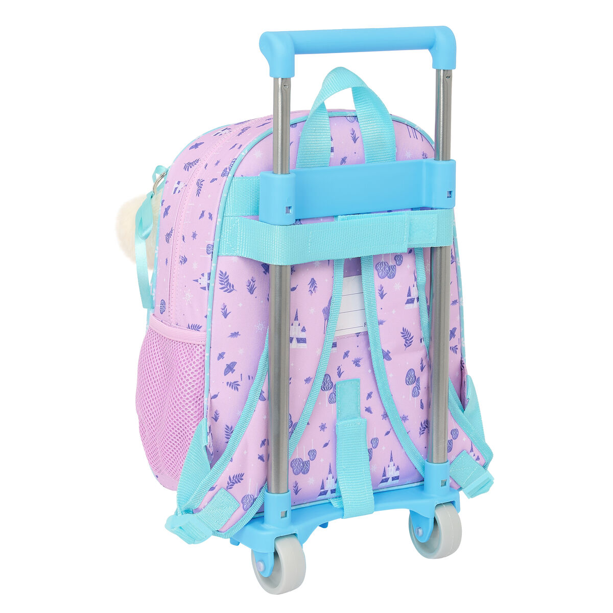 Skolerygsæk med Hjul Frozen Cool days Violet Himmelblå 28 x 34 x 10 cm – billede 3