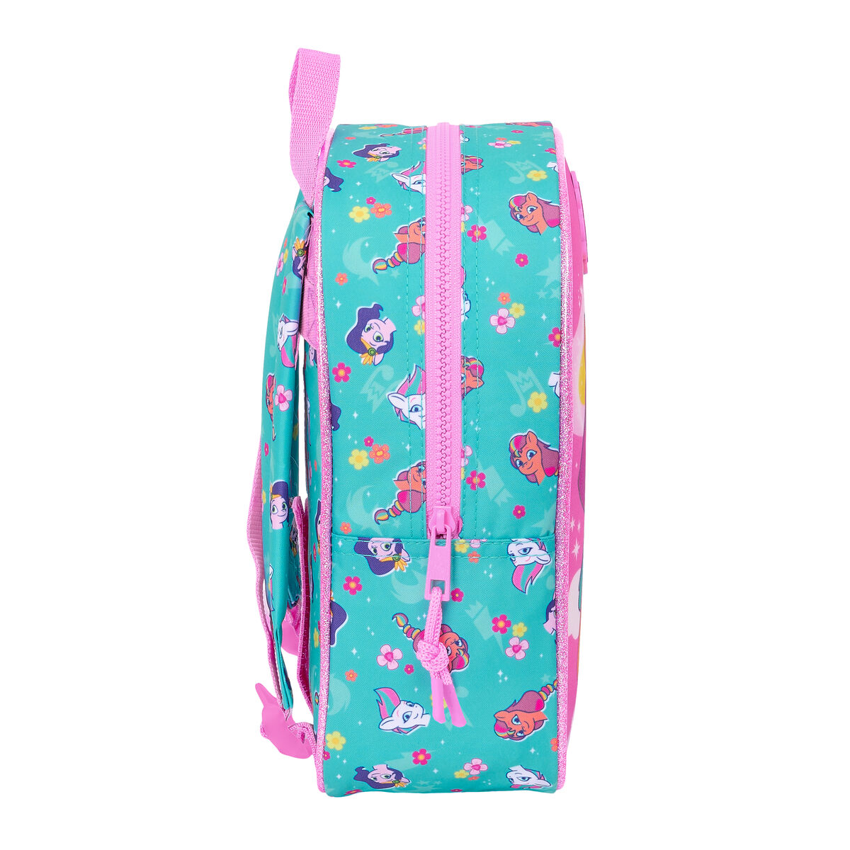 Skoletaske My Little Pony Magic Pink Turkisblå 22 x 27 x 10 cm – billede 3