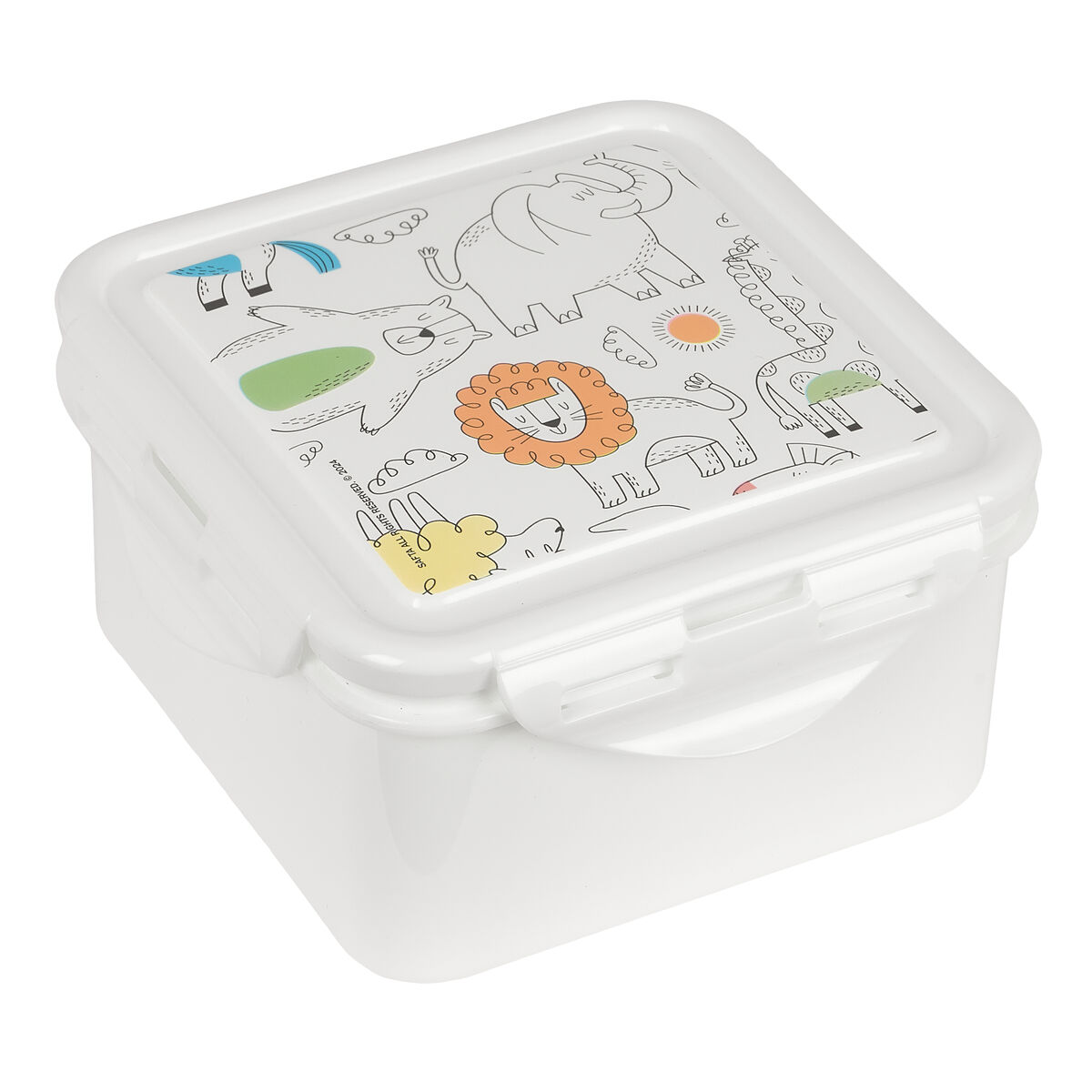 Madkasse Safta Zoo Beige 13 x 7.5 x 13 cm – billede 1