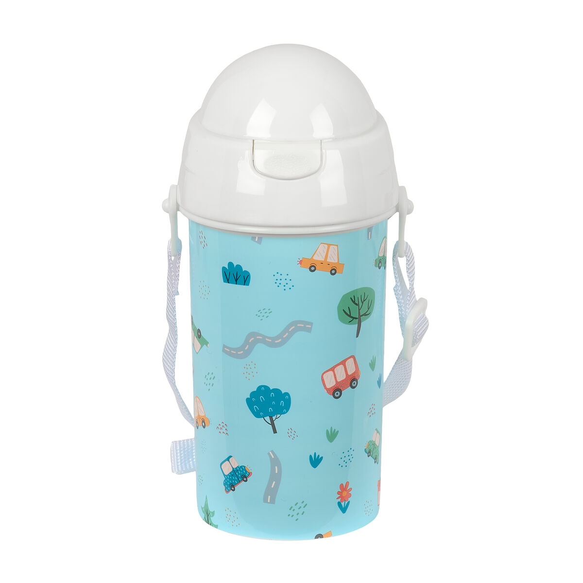 Vandflaske Safta Coches Blå PVC 500 ml – billede 1