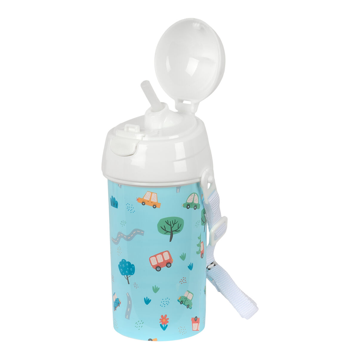 Vandflaske Safta Coches Blå PVC 500 ml – billede 3