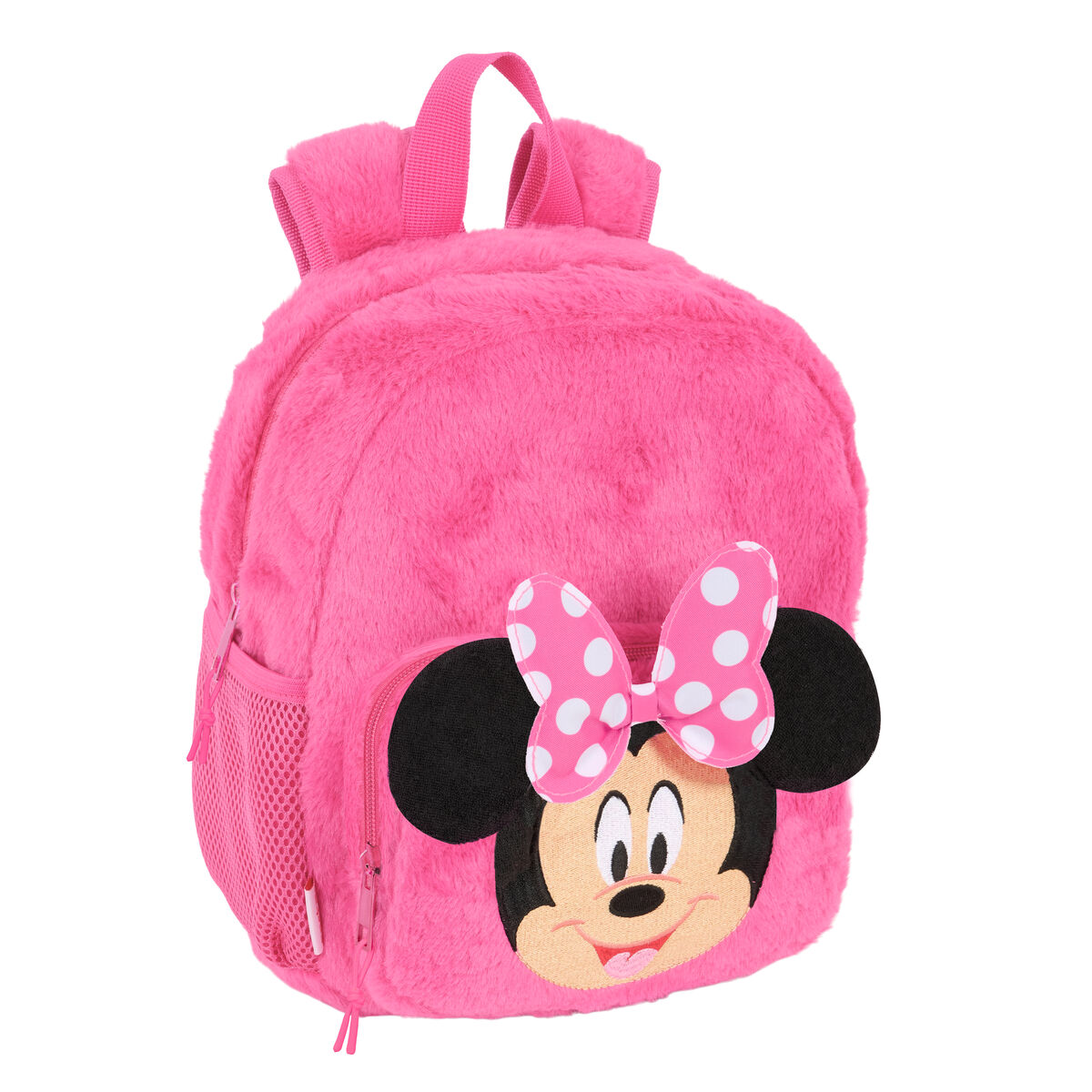 Skoletaske Minnie Mouse Pink 22 x 27 x 10 cm – billede 1