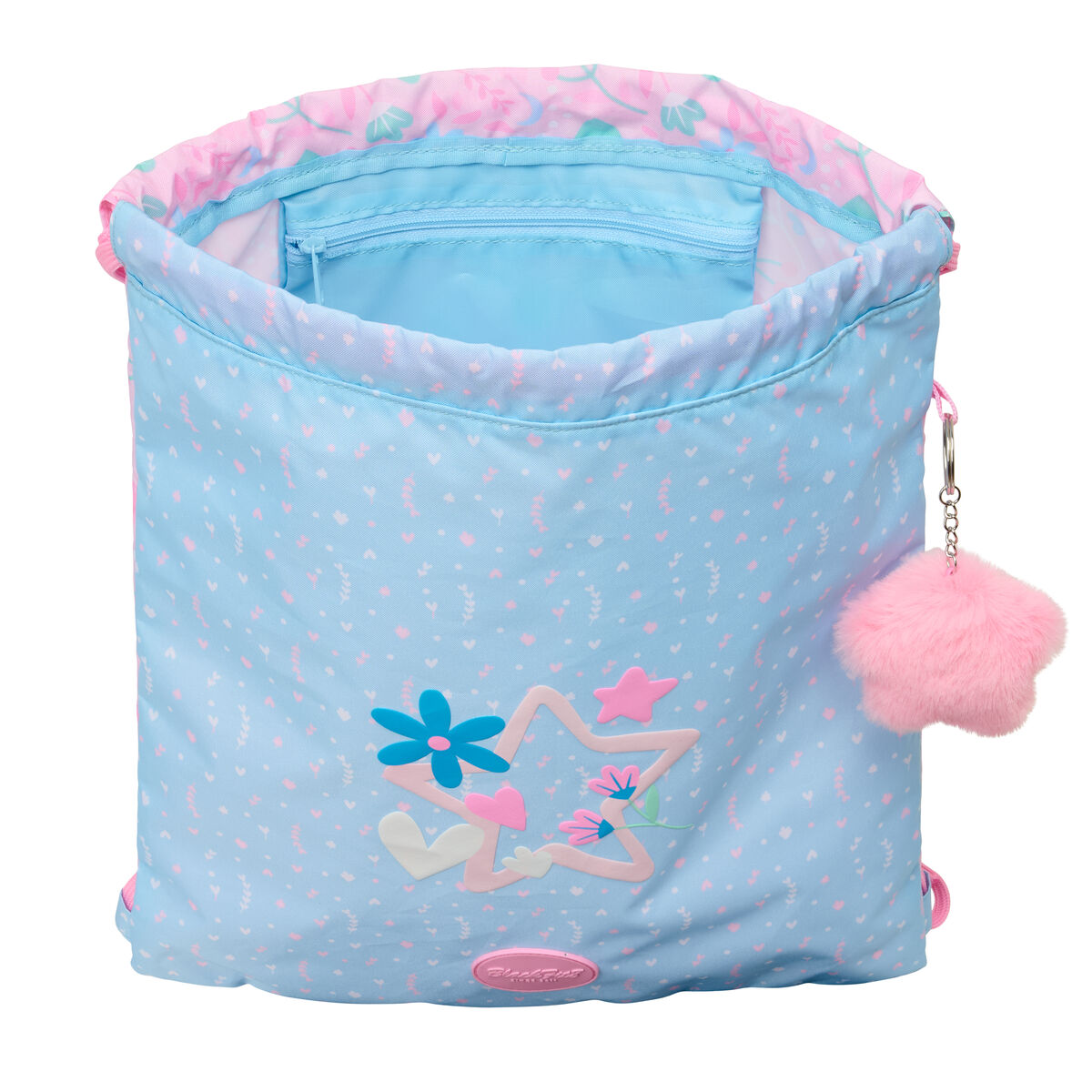 Rygsæk med Snore BlackFit8 Smile Blå Pink 35 x 40 x 1 cm – billede 4