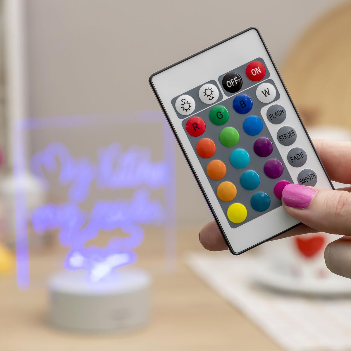 LED-tavle InnovaGoods Grå – Kreativt Notatbord – billede 4