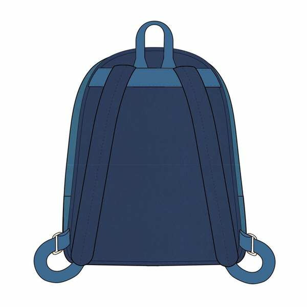 Skoletaske Stitch Blå – billede 2
