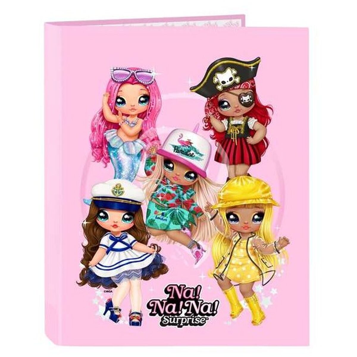Ringbind Sparkle Na! Na! Na! Lyserød 26,5 x 33 x 4 cm – billede 2