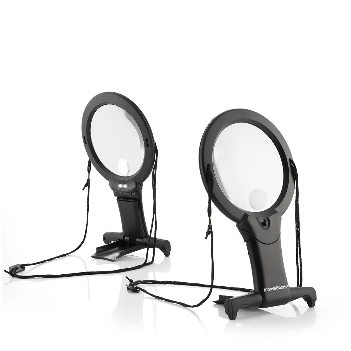 Håndfri forstørrelsesglas med LED-lys Zooled InnovaGoods – billede 4